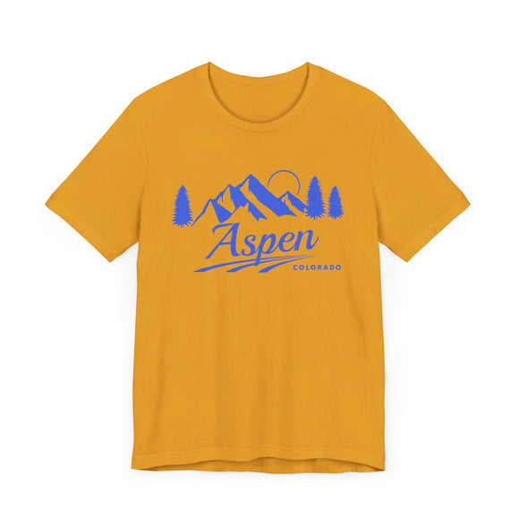 Aspen, Colorado T-Shirt - Retro Mountain Unisex Aspen Shirt