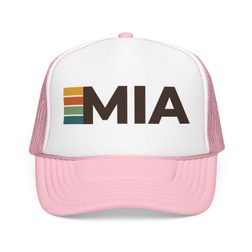 Buy light-pink-white Miami, Florida Trucker Hat - MIA retro cap