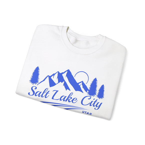 Salt Lake City, Utah Sweatshirt - Unisex Mountain Salt Lake City Sweatshirt