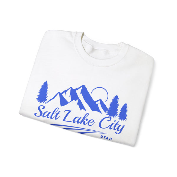 Salt Lake City, Utah Sweatshirt - Unisex Mountain Salt Lake City Sweatshirt