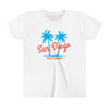 San Diego, California Youth Shirt - Retro Palm Tree San Diego Kid's T-Shirt