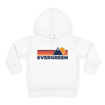 Evergreen, Colorado Toddler Hoodie - Unisex Mountain Evergreen Pullover Sweatshirt, Kids Hooded Jumper, Colorado Souvenir