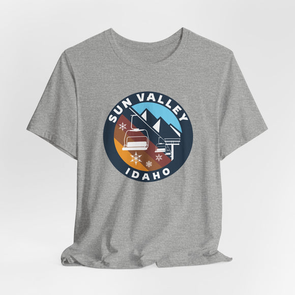 Sun Valley, Idaho T Shirt - Retro Ski Lift Tee
