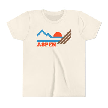 Aspen, Colorado Youth Graphic Tee - Kids Aspen T Shirt - 0