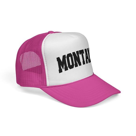 Montana Retro Collegiate Style Trucker Hat
