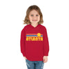 Atlanta, Georgia Toddler Hoodie - Retro Sunrise Unisex Atlanta Toddler Sweatshirt