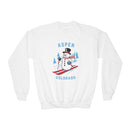 Aspen, Colorado Youth Crewneck Sweatshirt - Ski Snowman Unisex Kid's Aspen, Colorado Sweatshirt-1