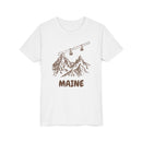 Maine Youth T-Shirt — Vintage Gondola Ski Mountain Tee-2