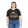 Utah T Shirt Retro Mountain - Unisex Utah Shirt