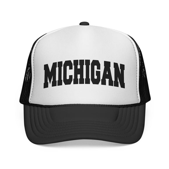 Michigan Retro Collegiate Style Trucker Hat