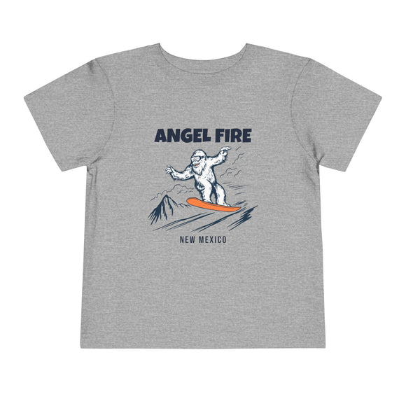 Angel Fire, New Mexico Yeti Snowboard Toddler Tee
