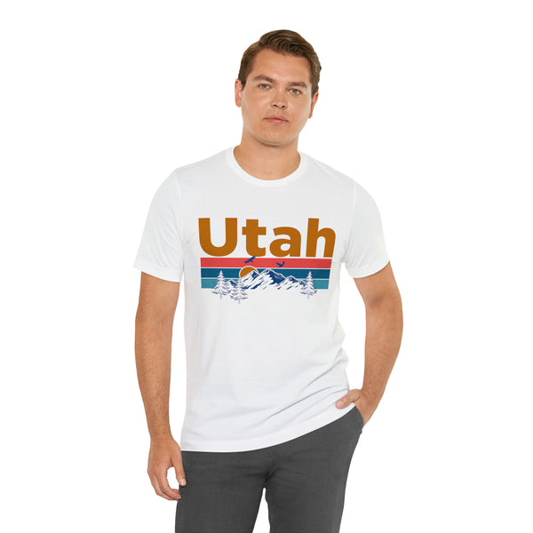 Utah T-Shirt - Mountain Sunset Unisex Utah Shirt