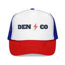 Denver, Colorado Retro Trucker Hat - Lightning Foam Cap-4