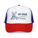 Mt Hood, Oregon Ski Bunny Trucker Hat-8