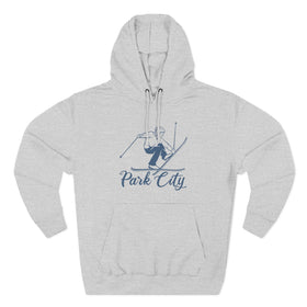 Premium Park City, Utah Vintage Snow Ski Hoodie - 0