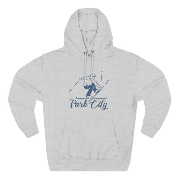 Premium Park City, Utah Vintage Snow Ski Hoodie
