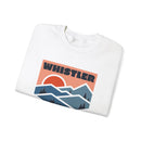 Whistler, Canada Sweatshirt Retro Mountains, Whistler Unisex Graphic Crewneck-7