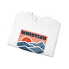 Whistler, Canada Sweatshirt Retro Mountains, Whistler Unisex Graphic Crewneck