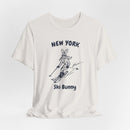 New York Ski Bunny T‑Shirt — Retro Skiing Graphic Tee-9
