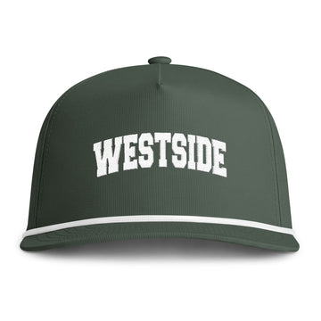 Buy moss Westside Embroidered Rope Hat - Vintage Sunwashed Rope Cap, Comfort Colors