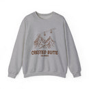 Crested Butte, Colorado Mountain Gondola Sweatshirt, Travel Graphic-3