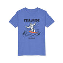 Telluride, Colorado Yeti Snowboard Youth Tee - Kids Skiing Shirt-4
