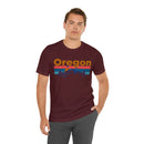 Oregon T-Shirt - Mountain Sunset Unisex Oregon Shirt-81
