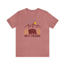 West Virginia T-Shirt - Retro Unisex West Virginia Shirt-1
