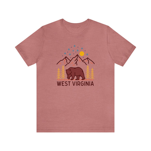 West Virginia T-Shirt - Retro Unisex West Virginia Shirt