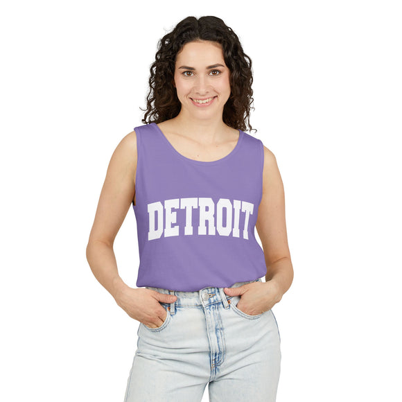 Detroit, Michigan Tank Top Unisex | Comfort Colors - 100% Cotton