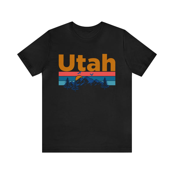 Utah T-Shirt - Mountain Sunset Unisex Utah Shirt