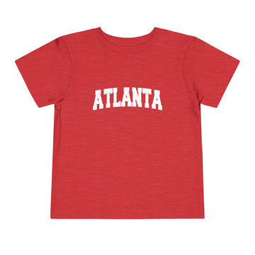 Buy heather-red Atlanta, Georgia Toddler Graphic Tee - Kids Atlanta Vacation T-Shirt