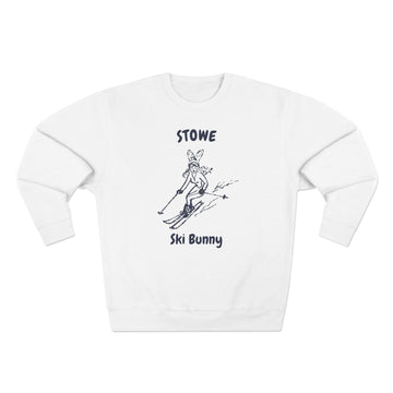 Premium Stowe, Vermont Ski Bunny Sweatshirt - 0