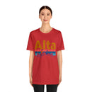 Alta, Utah Shirt - Mountain Sunset Unisex Alta T-Shirt-56