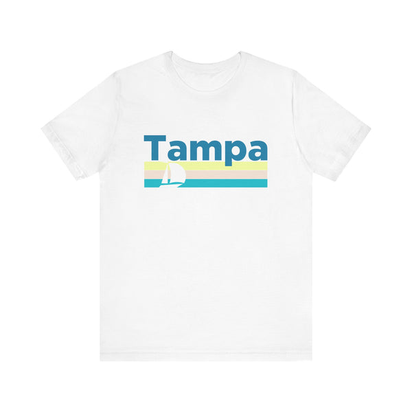 Tampa, Florida T Shirt - Sailboat Graphic Tee
