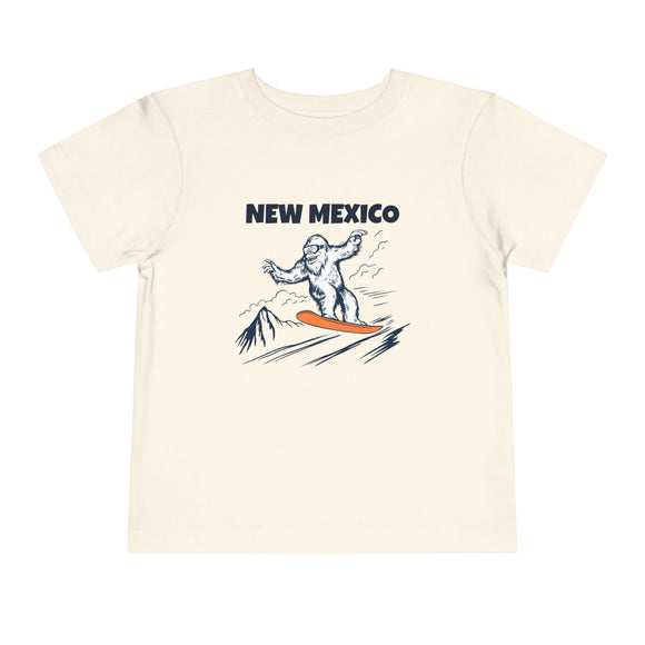 New Mexico Yeti Snowboard Toddler Tee