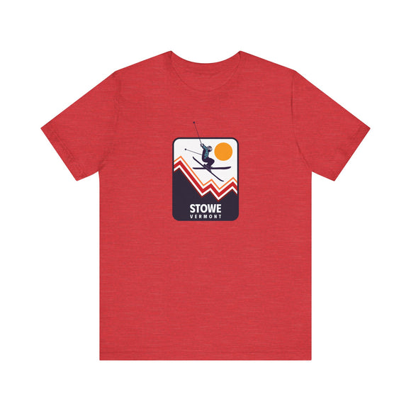Stowe, Vermont T-Shirt - Snow Ski Jump Unisex Stowe Shirt