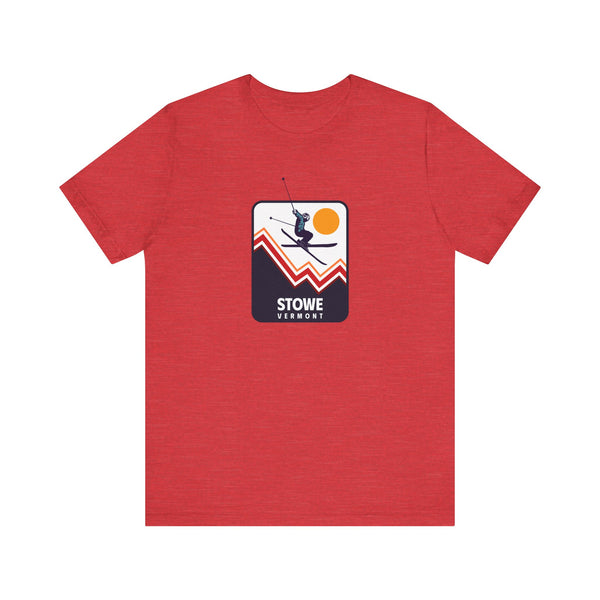 Stowe, Vermont T-Shirt - Snow Ski Jump Unisex Stowe Shirt