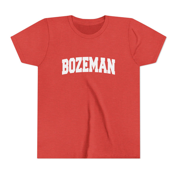Bozeman, Montana Youth Graphic Tee - Kids Bozeman T Shirt