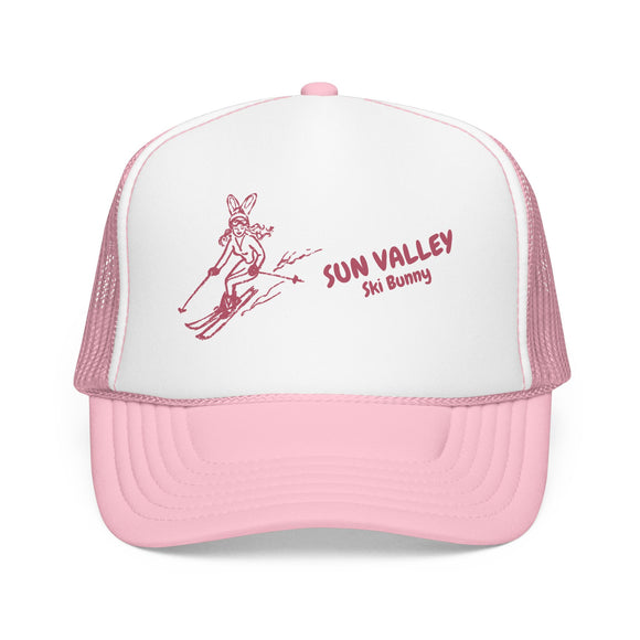 Sun Valley, Idaho Ski Bunny Foam Trucker Hat