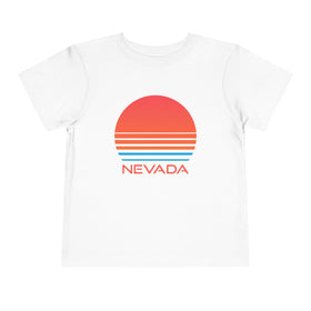 Nevada Toddler T-Shirt - Retro 80s Unisex Toddler Nevada Shirt