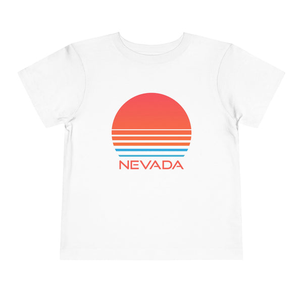 Nevada Toddler T-Shirt - Retro 80s Unisex Toddler Nevada Shirt