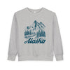 Alaska Toddler Sweatshirt - Alaska Toddler Crewneck Sweatshirt