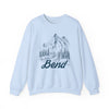 Bend, Oregon Sweatshirt - Mountain Illustration Graphic Crewneck