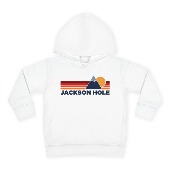 Jackson Hole, Wyoming Toddler Hoodie - Unisex Mountain Jackson Hole Pullover Sweatshirt, Kids Hooded Jumper, Wyoming Souvenir