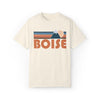 Boise, Idaho Graphic Tee, Comfort Colors Retro Unisex Boise T shirt, Mountain Adventure Shirt