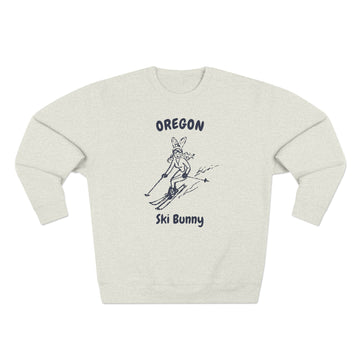 Buy oatmeal-heather Premium Oregon Ski Bunny Sweatshirt