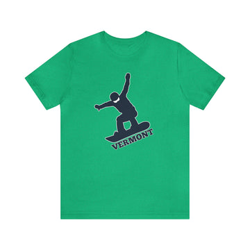 Buy heather-kelly Vermont T-Shirt - Snowboard Unisex Vermont Shirt