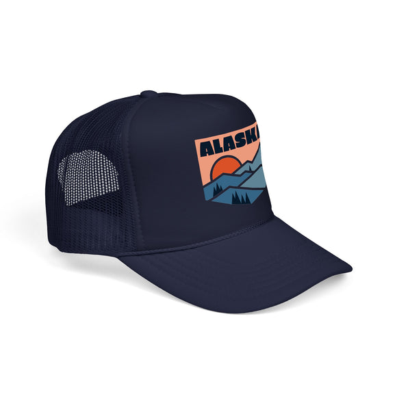Alaska Trucker Hat - Alaska Mountain Cap