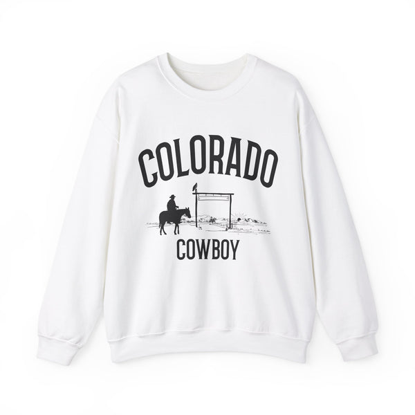 Colorado Sweatshirt - Mountain Cowboy Graphic Crewneck